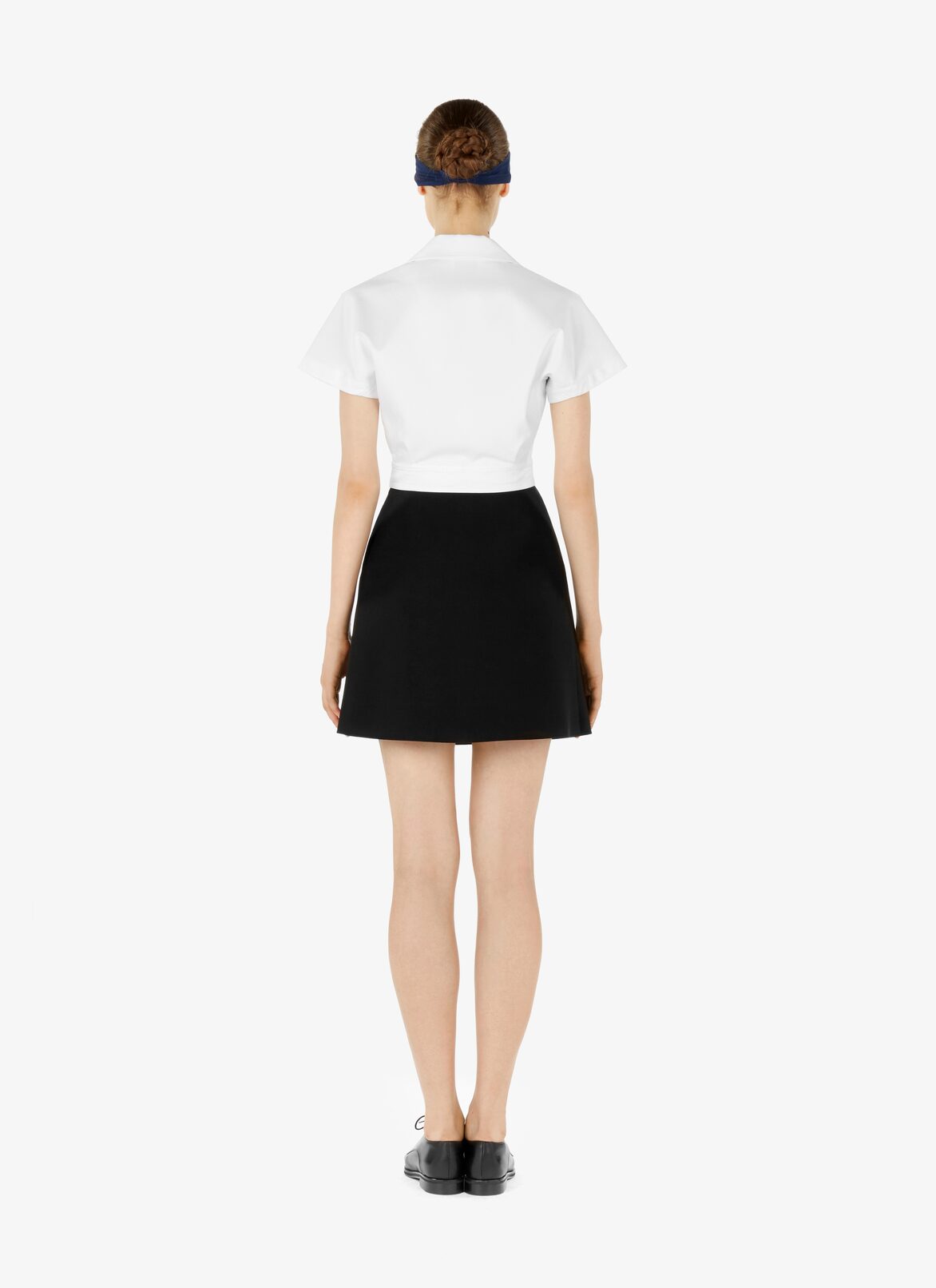 Alaïa Edition 1990 Geometric Cotton Poplin Shirt ALAÏA WHITE ALAÏA EDITION 1990 GEOMETRIC COTTON POPLIN SHIRT